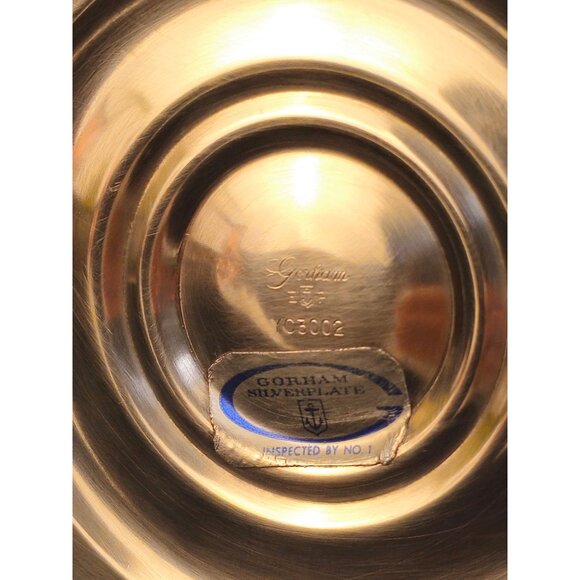 Vintage Gorham Silverplate Ornate Candlestick Holders Set Of Two - Picture 4 of 9